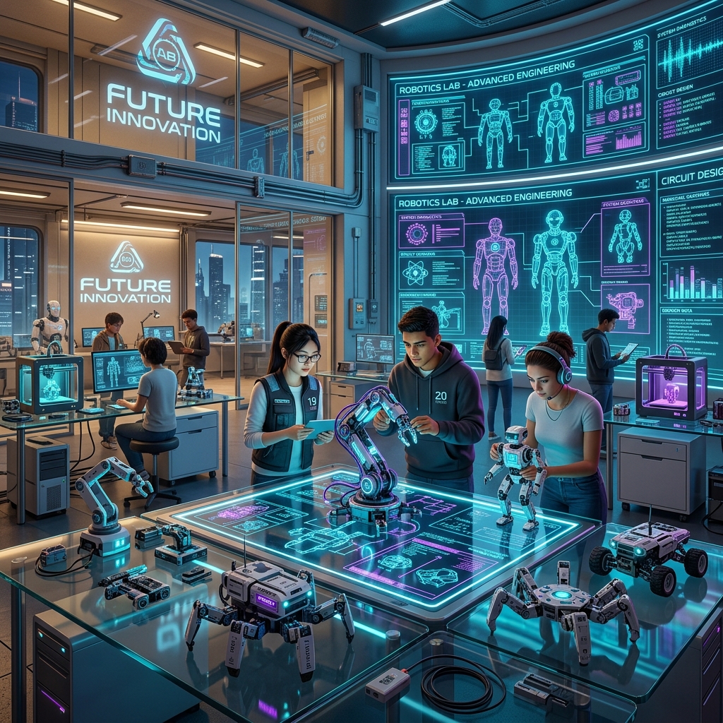 Futuristic Robotics Lab by ArkV